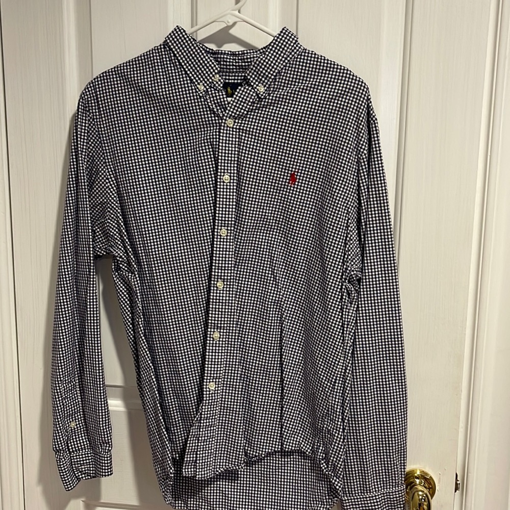 Slim fit button down